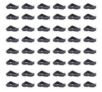 LOLYSIC 48Pcs Plant Pot Feet, Triangle Flower Pot Feet Plastic Pot Feet for Plant Pot Feet Risers Supports Prevent Rot Pots Toes Plant Stand for Outdoor and Indoor, Grey