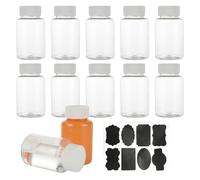 LOLYSIC 50Pcs Plastic Juice Bottles with Lids, 100ml 3.5oz Clear Small Shot Bottles with Screwed Lids, Round Reusable Empty Mini Ginger Shot Bottle for Juice Water Milk Coffee Beverage