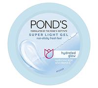 Loman PONDS Super Light Gel Oil Free Face Moisturizer 49 g, With Hyaluronic Acid & Vitamin E for Fresh Glowing Skin & 24 hr Hydration - Daily Use