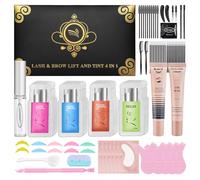 Lomansa Lash Lift and Tint Kit, Lash Lift Kit, Brow Lamination Kit, Suitable for Salon and Beginners(Lash Lift Glue)