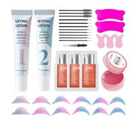 Lomansa Lash Lift Kit, Eyelash Lift Kit, Brow Lamination Kit, Nourishing Lash Lift Balm with 6 Sizes Lash Lift Pad, Easy-Squeeze Tube, Last Up to 6 Weeks