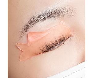 Lomansa Lash Lift Pads, Lash Lift Shields Flat, Only for Perming Step1, Ultra Thin and Sticky, Multiple Uses as Eye Patches or Ribbon for Salon(Orange)