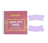 Lomansa Lash Lift Pads, Lash Lift Shields Flat, Ultra Thin Stepped Design 0.4mm, Self-Adhesive Shields for Step 1 Lash Perm Softening, Reusable, Korean Lash Lifting