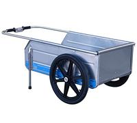 Lomart Folding Trolley Cart with Pneumatic Wheels, FoldIt Collapsible Cart with Wheels, Capacity 150kg