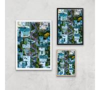 Lombard Street Giclee Art Print - A2 - Wooden Frame