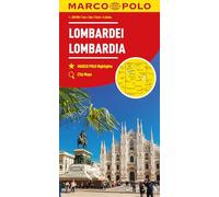 Lombardy Marco Polo Map (North Italian Lakes)