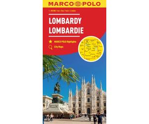 Lombardy Marco Polo Map (North Italian Lakes) by Marco Polo (Sheet map, folded)