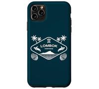 Lombok Indonesia Island Sea Turtle Palms Vacation Souvenir Case for iPhone 11 Pro Max