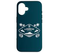 Lombok Indonesia Island Sea Turtle Palms Vacation Souvenir Case for iPhone 16