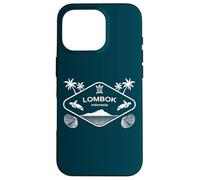 Lombok Indonesia Island Sea Turtle Palms Vacation Souvenir Case for iPhone 16 Pro