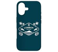 Lombok Indonesia Island Sea Turtle Palms Vacation Souvenir Case for iPhone 17