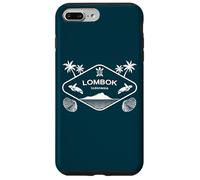 Lombok Indonesia Island Sea Turtle Palms Vacation Souvenir Case for iPhone 7 Plus/8 Plus