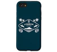 Lombok Indonesia Island Sea Turtle Palms Vacation Souvenir Case for iPhone SE (2020) / 7/8