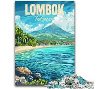 Lombok Island Indonesia 1000 Piece Jigsaw Puzzles for Teenagers Gifts, Educational Stress Relief Toy for Is Ideal As A Gift for The Whole Family 1000pcs(50x75cm)
