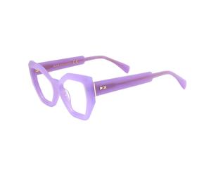 Lombok Woman Optical frames Acetate Transparent lilac Cat Eye Demos