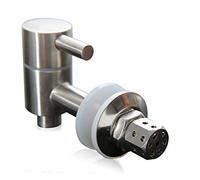 Lomejii 304 Stainless Steel Replacement Spigot Beverage Dispenser Modern Spigot Replacement (Fits 5/8 to 3/4 Inch Opening) Metal Spigot for Glass Drink Jar Bucket Porcelain Water Dispenser etc