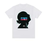 Lomepal Hip Hop T-Shirt Jeannine Rapper Singer Rap Music Cotton Men T Shirt Tee Tshirt White XXL