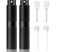 Lomeya Refillable Travel Perfume Atomizer - 8ml Mini Bottle for Aftershave and Fragrance on the Go - Upgraded Atomizer and Pump for Outdoor Traveling