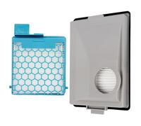 LOMGDOVC HEPA Filter+Fine Dust Filter Compatible for Miele Boost CX1- SF-HY60, CX-FSF Vacuum Cleaners -HEPA Fine Dust & Carbon Replacement Filters -for Dust Box Pet Hair Allergen Reduction