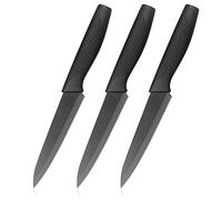 Lomgwumy Fruit Knife, Fruit Knife Set, with Scabbard, Exquisite and Beautiful, Fruit Knives Small is Suitable for Most Vegetables, Fruits and Meat (Black)