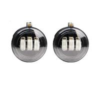 LOMGYHFD Compatible With Chrysler For LX 2008 2009 For Signature For Series 2009 2 Pieces Car Right Left Fog Light Angel Eye Daytime Running Lamp DRL