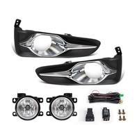 LOMGYHFD Compatible With For Fit For Jazz For Shuttle 2017 2018 Car Front Bumper Daylight Daytime Running Lights Accessories 2PCS Fog Lamps