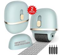 Lomil Identity Protection Roller Stamps, 2 Pack Blue