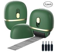 Lomil Identity Protection Roller Stamps 2 Pack - Confidential Roller Stamp with 4 Refills - Wide Identity Theft Protection Stamp for ID Blockout, Privacy & Security(Green)