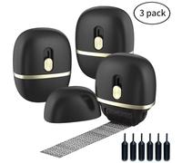 Lomil Identity Protection Roller Stamps - Black, 3 Pack