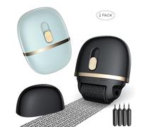Lomil Identity Theft Protection Roller Stamps 2 Pack - Confidential Roller Stamp with 4 Refills - Wide Ink Roller Identity Protection for ID Blockout, Privacy & Security(Black+Blue)
