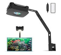 Lominie Aquarium LED Light, RF Remote Dimmable Fish Tank Light with Bracket for Saltwater Fish and Reef Coral Tank Full Spectrum Aquarium (Pxie30 Marine) (P30 Freshwater)