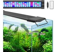 Lominie clamp Aquarium Light, 50W G50-Freshwater Nano Mini Fish Tank Clip on Light, Full Spectrum Dimmable LED Planted Light with Timer for Small Plant Fish Tank Aquarium Lighting