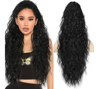 Lommel PREMIUM LIGHTWEIGHT MATERIAL The 26 inch long wavy hair extension is made of advanced Japanese synthetic fiber, which is 30% lighter than others