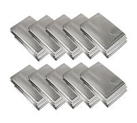 Lomo Emergency Foil Blanket - Silver Space Blanket - 10 Pack