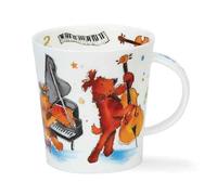 Dunoon Lomond Shape Mug 0.32 Litre Groovy Cats or Groovy Dogs (Groovy Dogs)