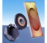 LOMONICA Ultra Strong 120LB Suction & 2800gf Magnetic Car Phone Holder, 360° Adjustable Universal Holder for Car Gym Mirror Surface, Compatible with MagSafe iPhone & Android