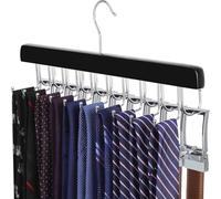 lomonmen Belt Hanger,Belt Hanger for Wardrobe,Belt Organiser with 20 Hooks Rotating,Tie Organiser for Belt,Tie,Scarf