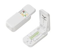 lomonmen Pill Cutter,Tablet Cutter for Pills,Pill Splitter for Small or Large Pills,Tablet Cutter Multiple for Elderly,Child,Dog,Cat,Pet,Travel(X White)