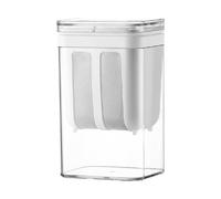 lomonmen Yogurt Strainer Fine Mesh Yogurt Maker Strainer with Lid 1100 ML Cheese Yogurt Maker Reusable Yogurt Filter for Making Thick Greek Yogurt Soybean Milk (White)