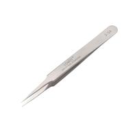 LOMOT stainless steel tweezers for mobile phones and watches precision repair tweezers electronic welding assembly non-magnetic industrial-grade tip special sharp clip blackhead acne tweezers 2-SA