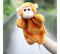 LOMTRATS Dog Rabbit elephant Dove Dragon Goat Koala Panda Bear Sheep Cow Hand Puppets Plush Animals Toys for Imaginative Pretend Play Storytelling Gifts for Kids (Golden Monkey, Normal Size)