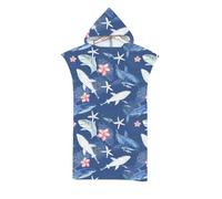 LOMTRATS Quick-drying Surf Poncho, Changing Towel, Bathrobe, Sports Towels for Swimmers,Hoodie for Adults,Swimming,Beach,Surfing,Diving,Bathing（Adult-L）