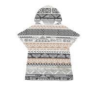 LOMTRATS Quick-drying Surf Poncho, Changing Towel, Bathrobe, Sports Towels for Swimmers,Hoodie for Kids,Swimming,Beach,Surfing,Diving,Bathing（Kid-M）