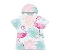 LOMTRATS Quick-drying Surf Poncho, Changing Towel, Bathrobe, Sports Towels for Swimmers,Hoodie for Kids,Swimming,Beach,Surfing,Diving,Bathing（Kid-M）