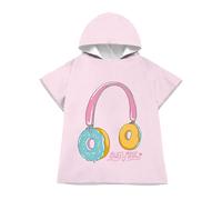 LOMTRATS Quick-drying Surf Poncho, Changing Towel, Bathrobe, Sports Towels for Swimmers,Hoodie for Kids,Swimming,Beach,Surfing,Diving,Bathing（Kid-S）