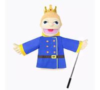 LOMTRATS Theater Hand Puppets for kids,Includes Teacher, policeman, farmer, pirate, detective, etc. with Movable Open Mouths,Perfect for Storytelling,Teaching,Festival Gifts,1 PCS with Joystick