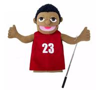LOMTRATS Theater Hand Puppets for kids,Includes Teacher, policeman, farmer, pirate, detective, etc. with Movable Open Mouths,Perfect for Storytelling,Teaching,Festival Gifts,1 PCS with Joystick