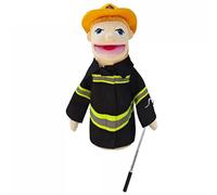 LOMTRATS Theater Hand Puppets for kids,Includes Teacher, policeman, farmer, pirate, detective, etc. with Movable Open Mouths,Perfect for Storytelling,Teaching,Festival Gifts,1 PCS with Joystick