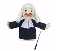 LOMTRATS Theater Hand Puppets for kids,Includes Teacher, policeman, farmer, pirate, detective, etc. with Movable Open Mouths,Perfect for Storytelling,Teaching,Festival Gifts,1 PCS with Joystick