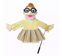 LOMTRATS Theater Hand Puppets for kids,Includes Teacher, policeman, farmer, pirate, detective, etc. with Movable Open Mouths,Perfect for Storytelling,Teaching,Festival Gifts,1 PCS with Joystick